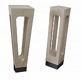 Produzione e realizzazione di piedi in legno in svariate forme, dimensioni e finiture, per divani, poltrone e mobili.